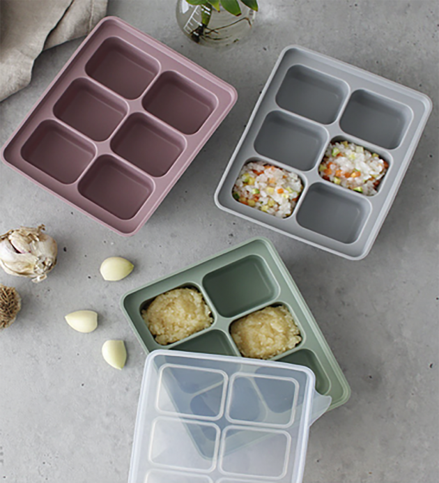 矽膠方形6格製冰盒-共三色