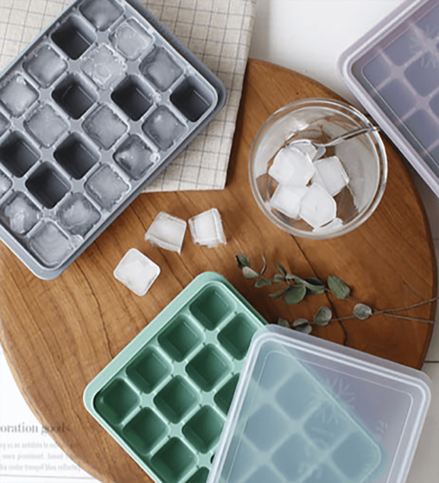 矽膠方形２４格製冰盒-共三色