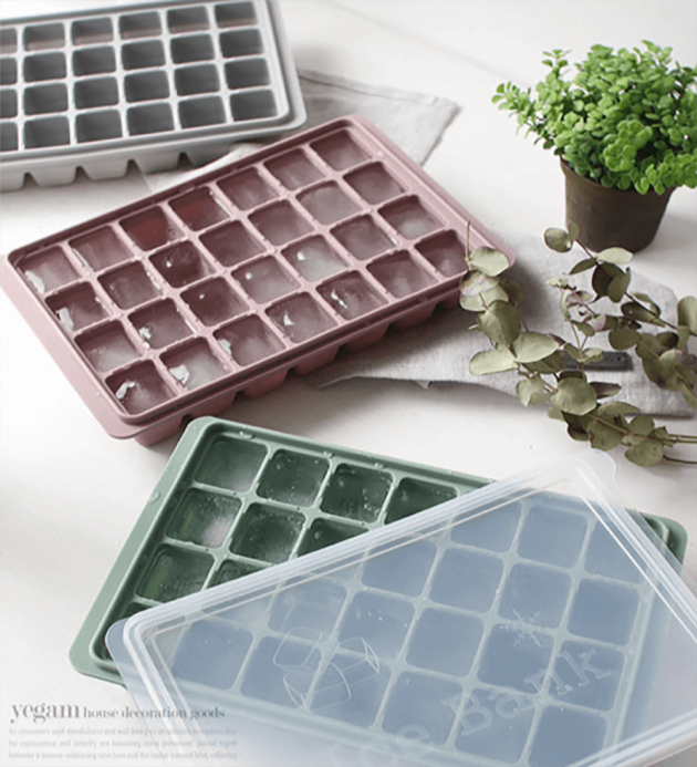 矽膠方形２８格製冰盒-共三色