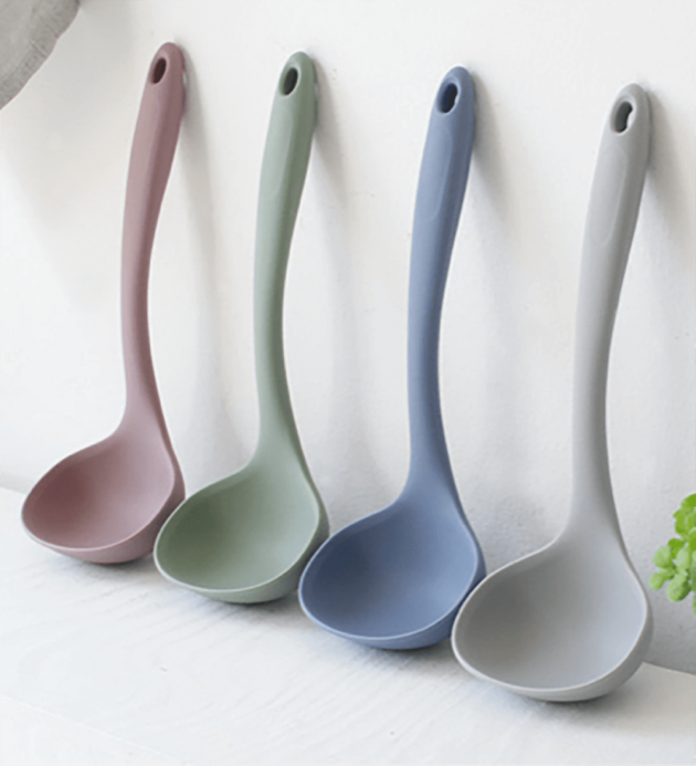 粉彩矽膠湯勺-共四色