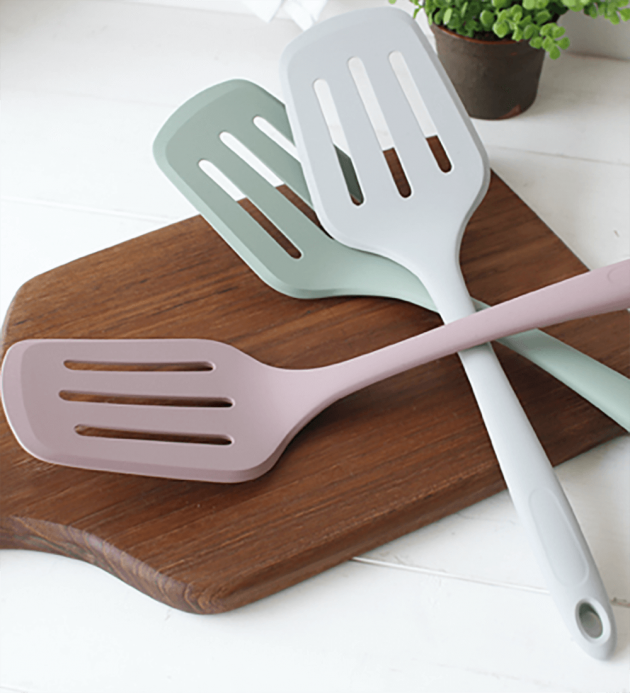 粉彩矽膠料理鍋鏟-共三色