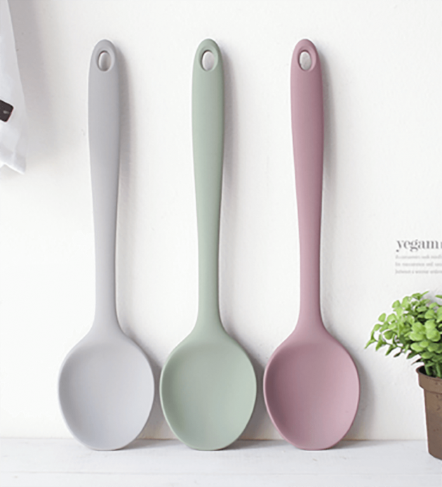 粉彩矽膠料理勺-共三色