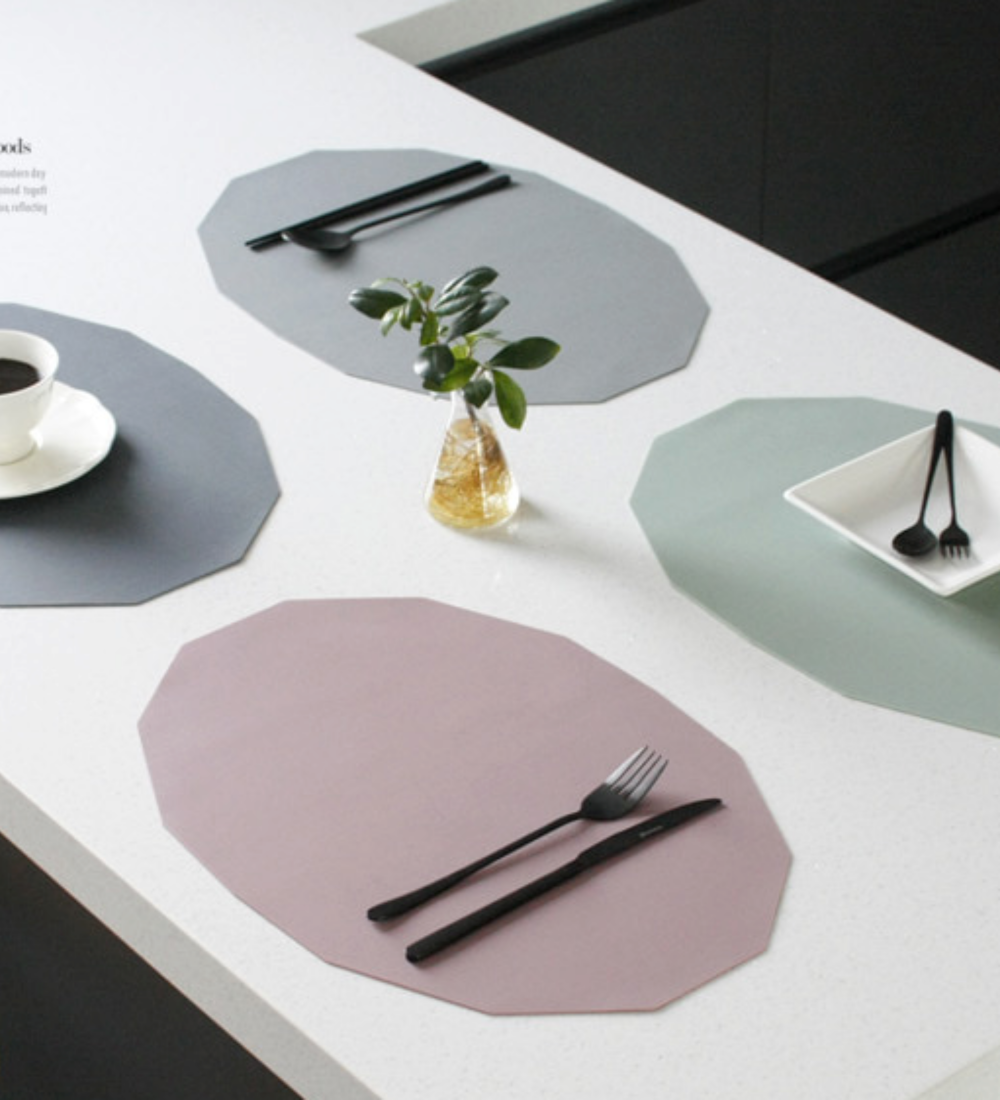 矽膠多邊形桌墊-共四色